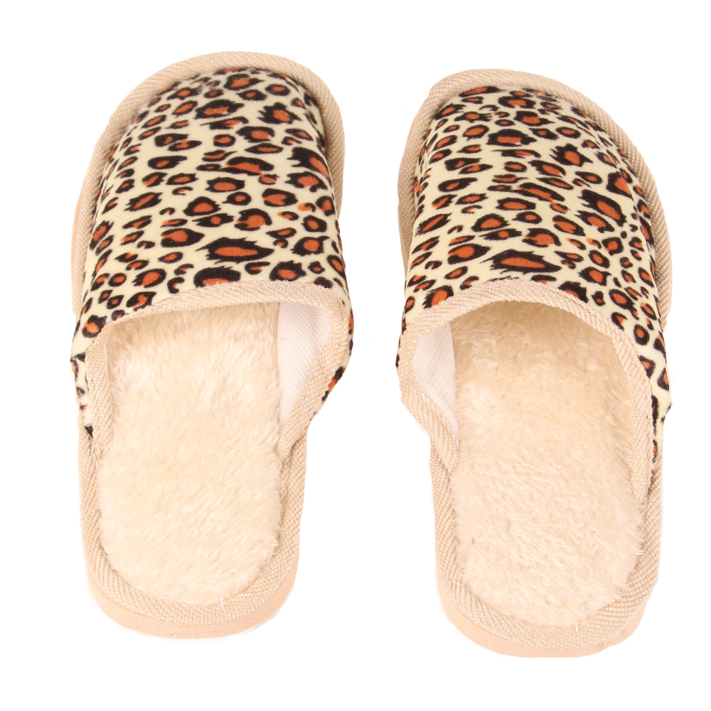 Pantofle domácí leopardí béžové 36/37 - náhled 1