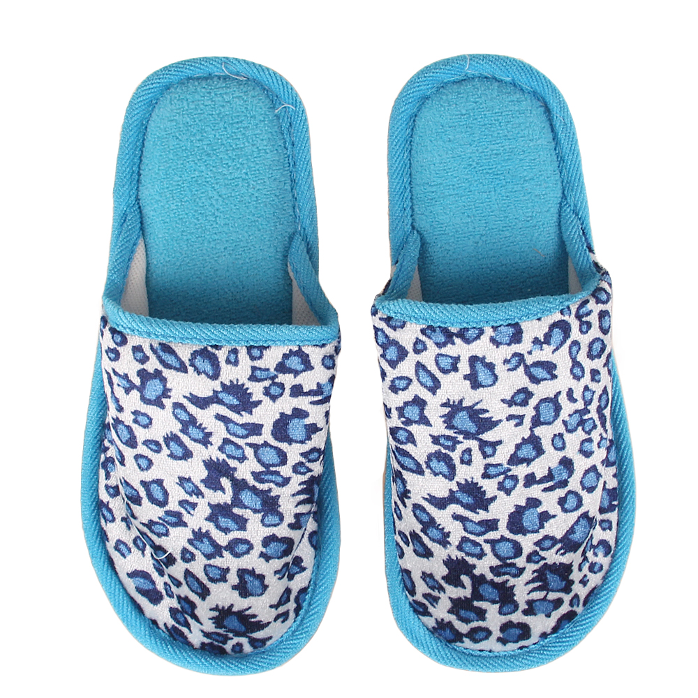 Pantofle domácí leopardí světle modré 38/39 - náhled 1