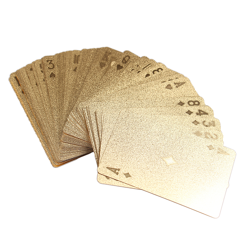 Hrací karty zlaté - náhled 3
