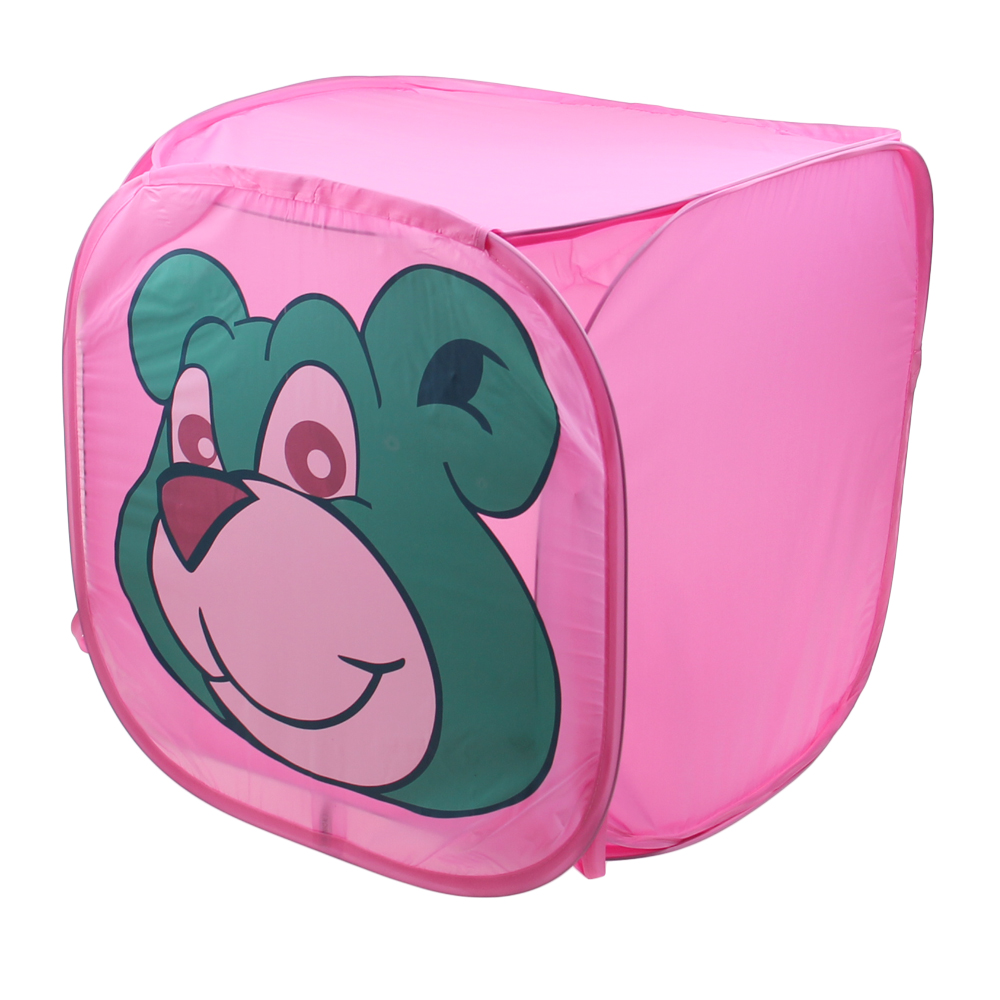 Úložný box na hračky medvídek růžový - náhled 2