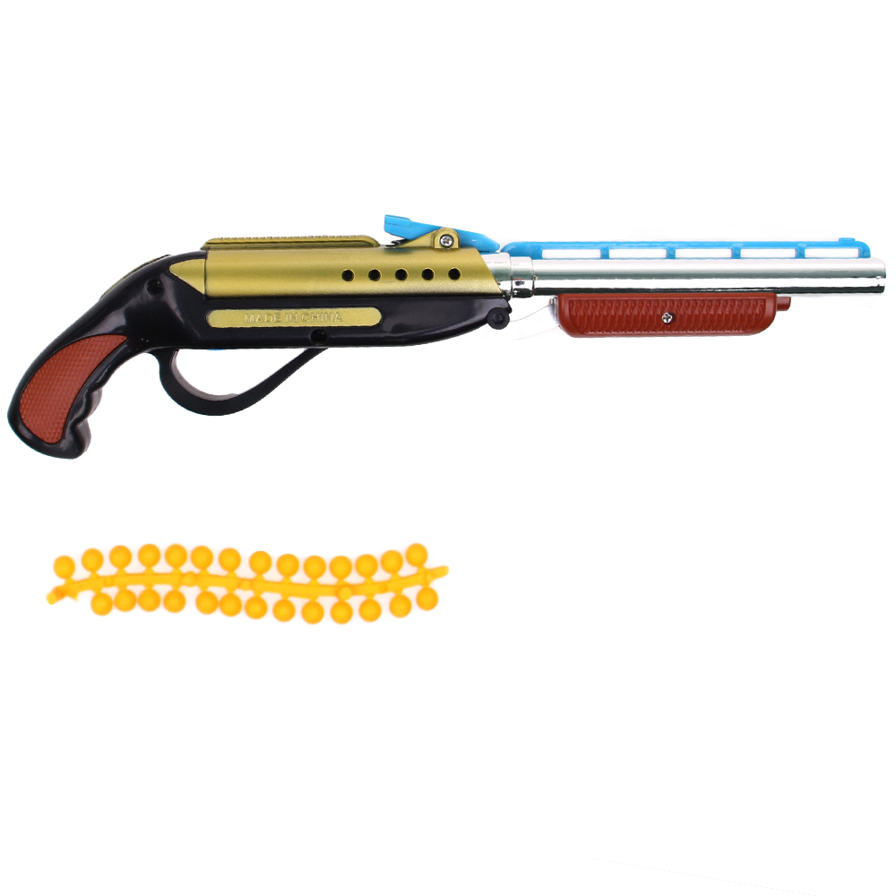 Dětská kuličková pistole žlutá - náhled 1