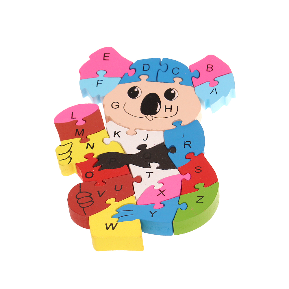 Vzdělávací dřevěné puzzle koala - náhled 2