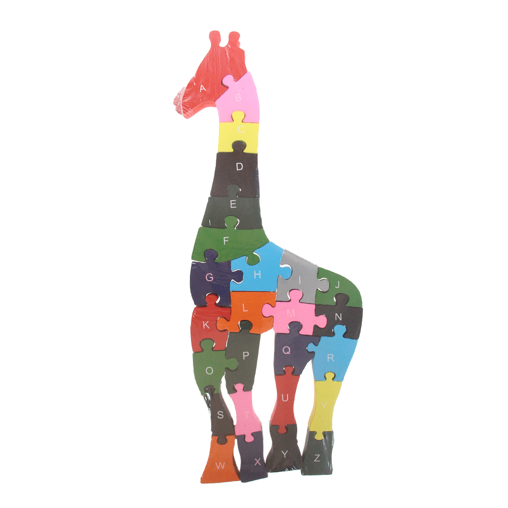 Vzdělávací dřevěné puzzle mix 10ks - náhled 5