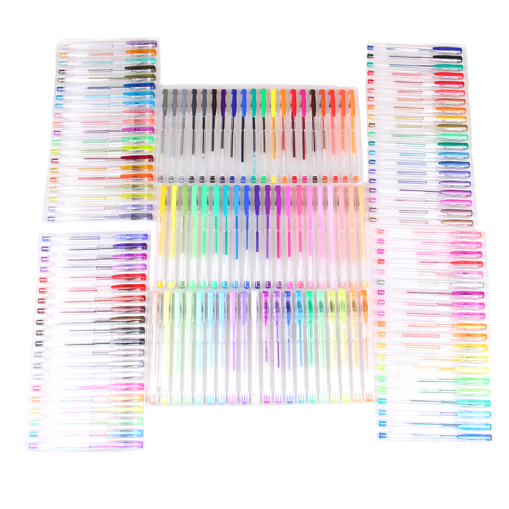 Barevné gelové propisky 140ks - náhled 2