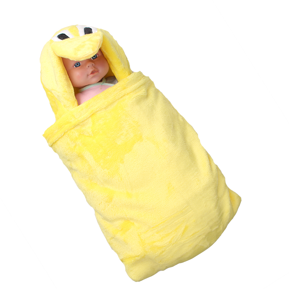 Dětská deka Happy Baby žlutá – kačenka - náhled 3