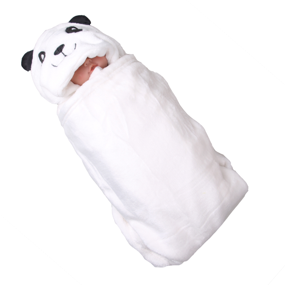 Dětská deka Happy Baby bílá – panda - náhled 3