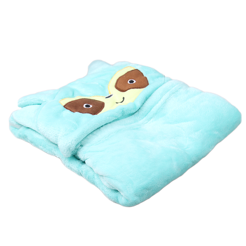 Dětská deka Happy Baby modrá – lemur - náhled 2