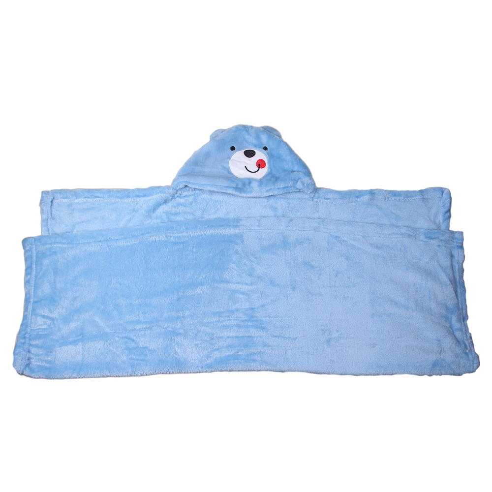 Dětská deka Happy Baby modrá – medvídek - náhled 3