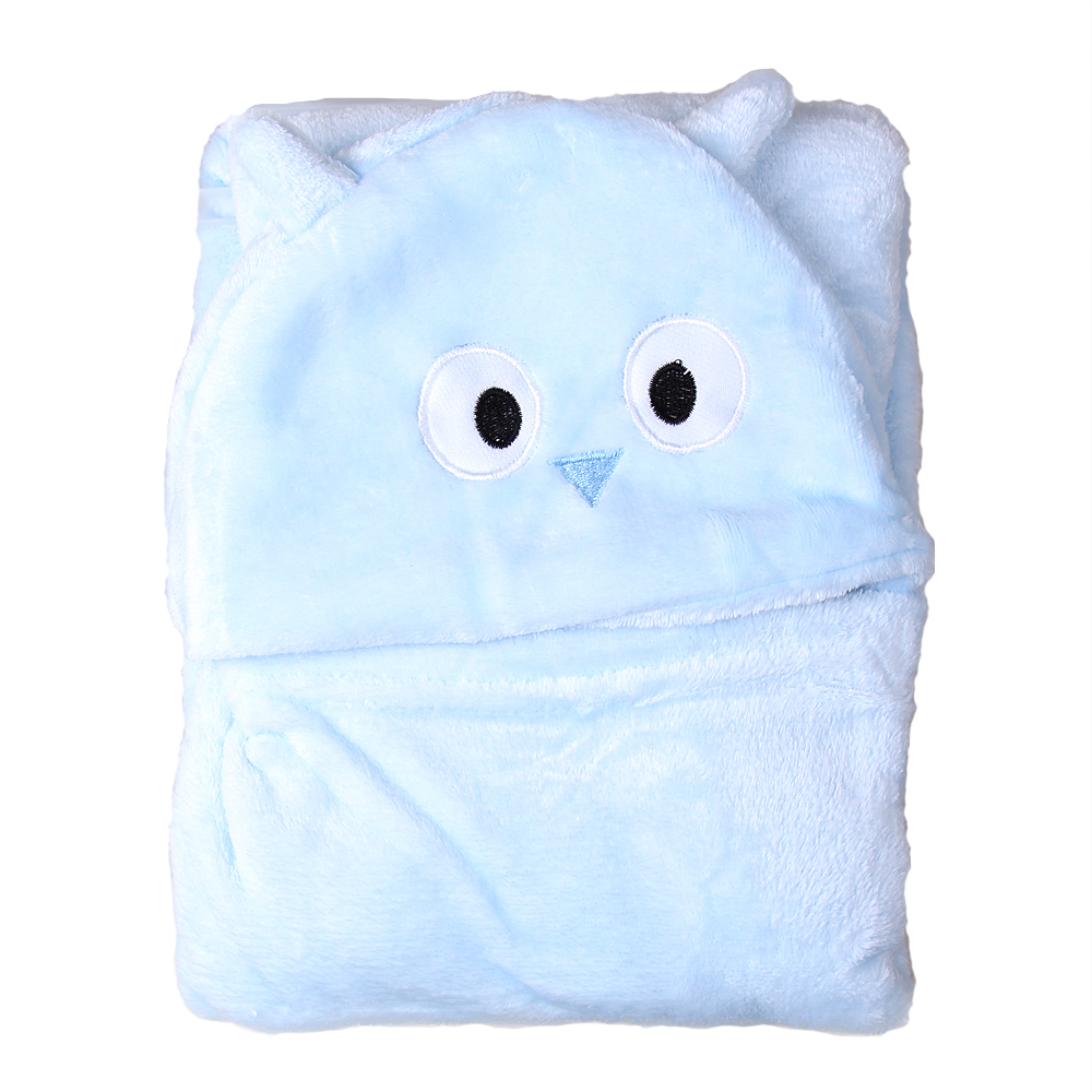 Dětská deka Happy Baby modrá – sova - náhled 1