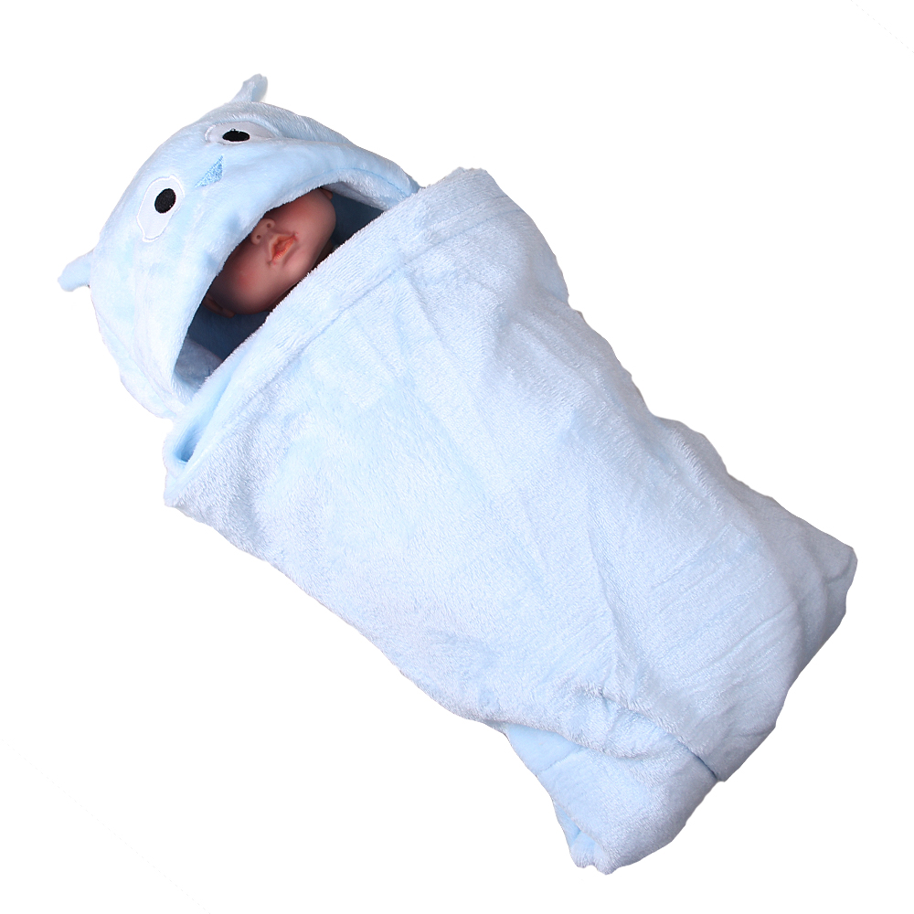 Dětská deka Happy Baby modrá – sova - náhled 3