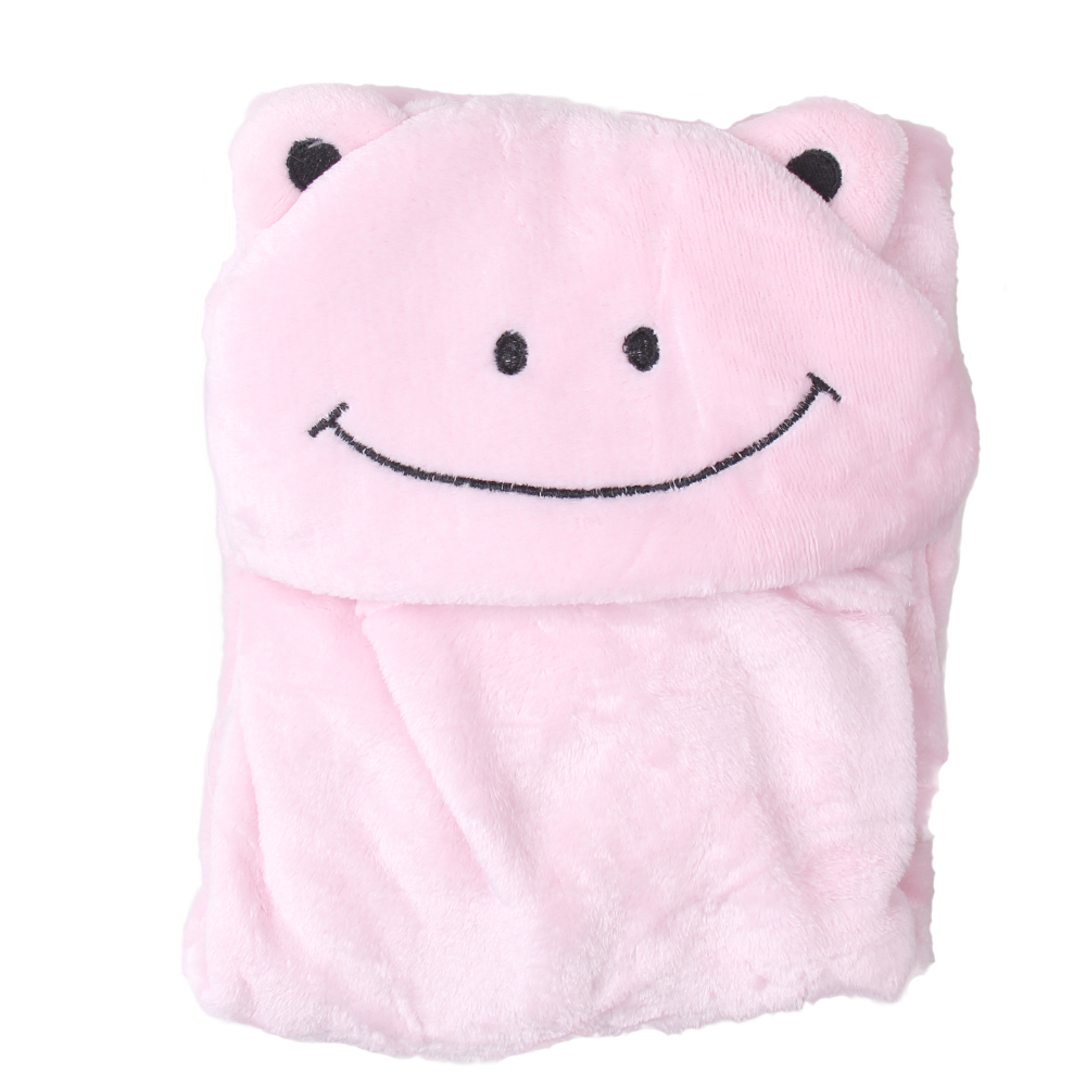 Dětská deka Happy Baby růžová – žabička - náhled 1