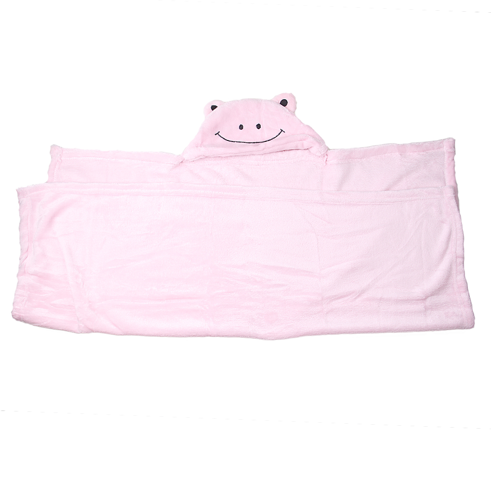 Dětská deka Happy Baby růžová – žabička - náhled 2