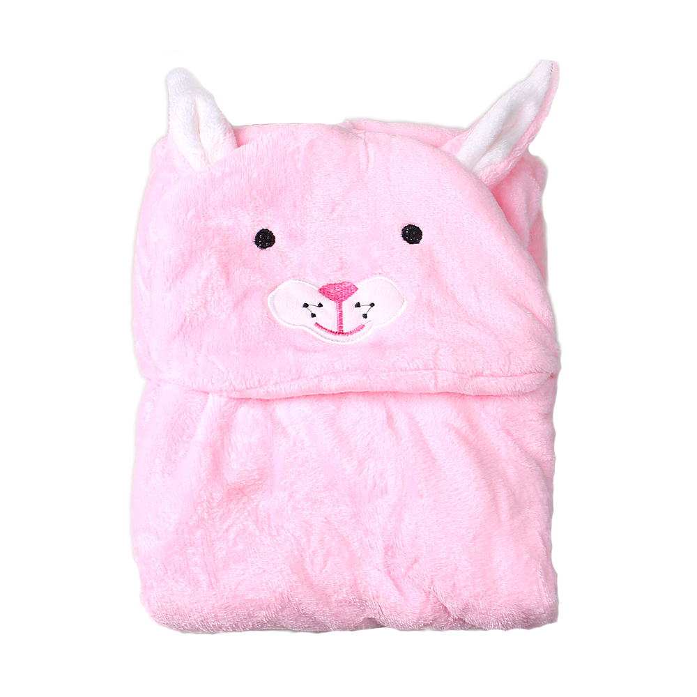 Dětská deka Happy Baby růžová – králíček - náhled 1