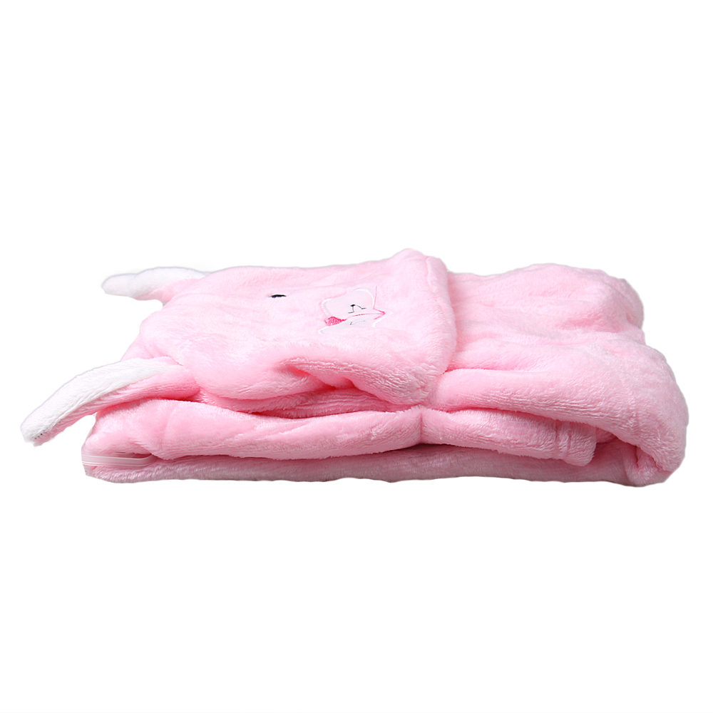 Dětská deka Happy Baby růžová – králíček - náhled 2