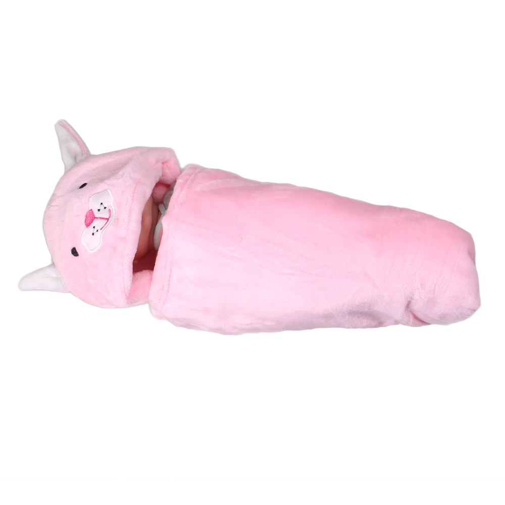 Dětská deka Happy Baby růžová – králíček - náhled 4