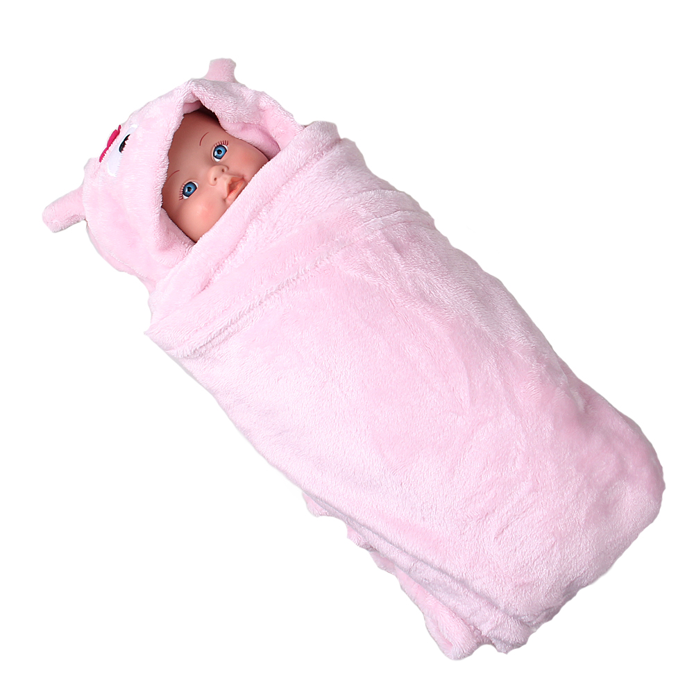 Dětská deka Happy Baby růžová – sova s kytičkou - náhled 3