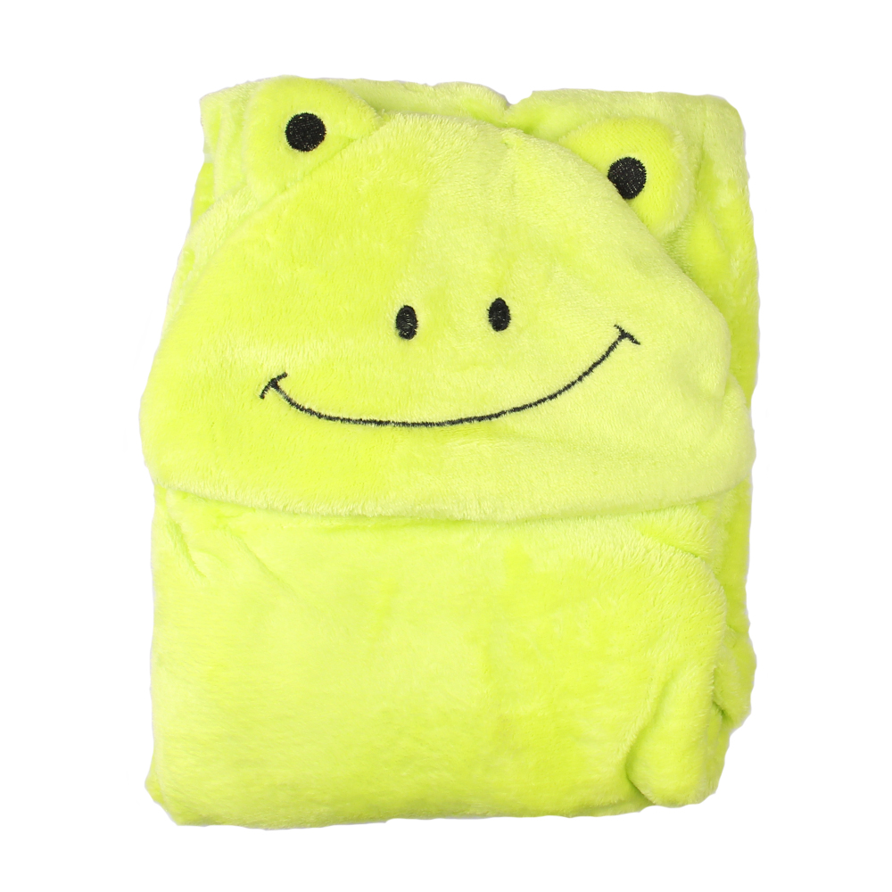 Dětská deka Happy Baby zelená – žabička - náhled 1