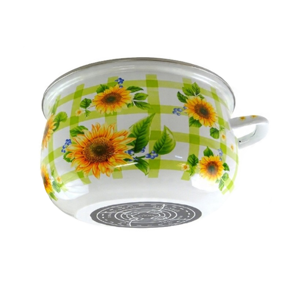 10-dílná sada smaltovaných hrnců slunečnice - náhled 2