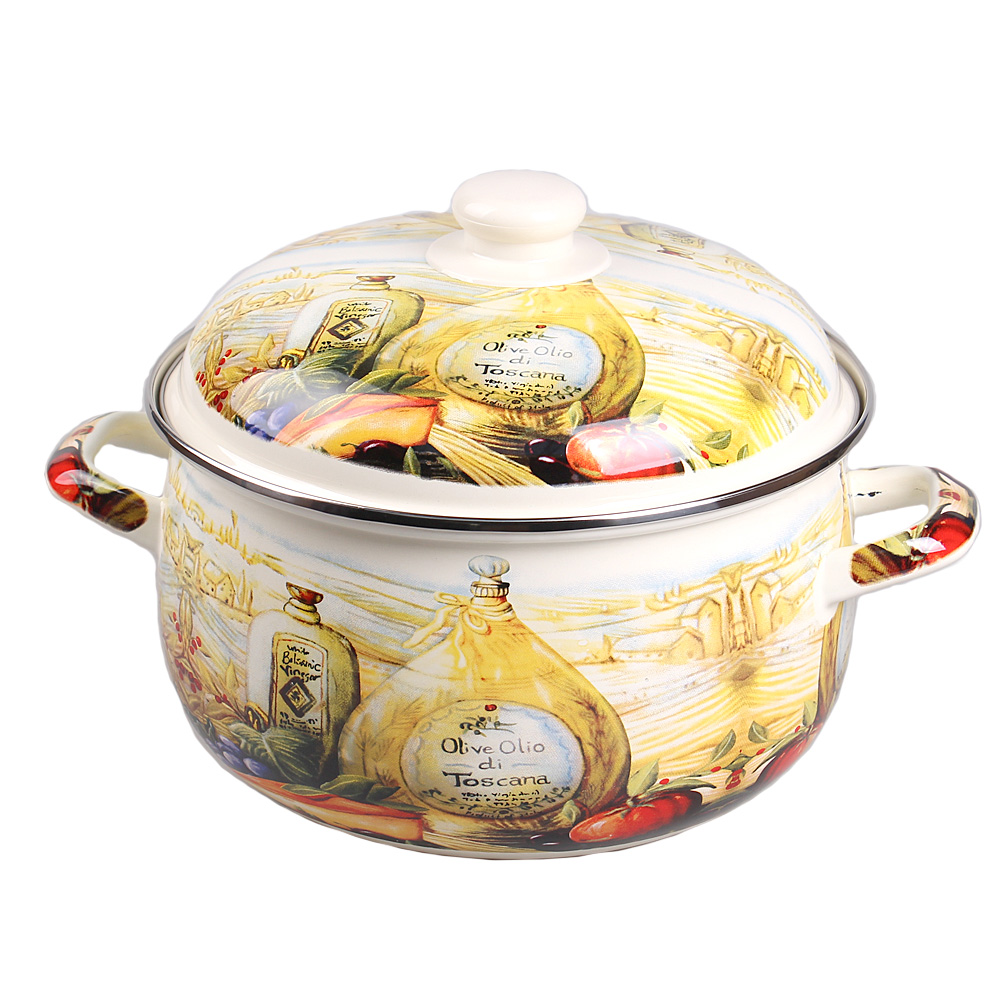 10-dílná sada smaltovaných hrnců zátiší - náhled 2