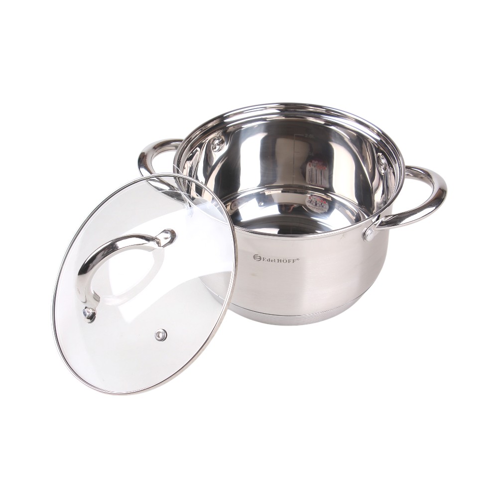 12-dílná sada hrnců z nerezové oceli EH-9099 - náhled 3