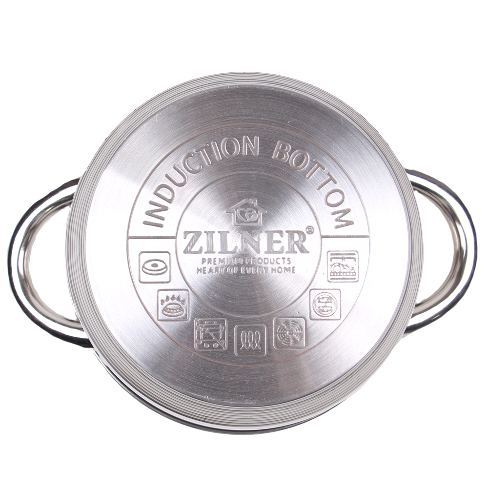 12-dílná sada hrnců z nerezové oceli ZL-8102 - náhled 2