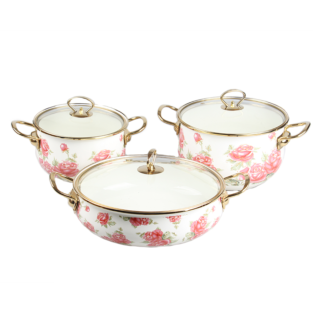 6-dílná sada smaltovaných hrnců ZL-8727 - náhled 1