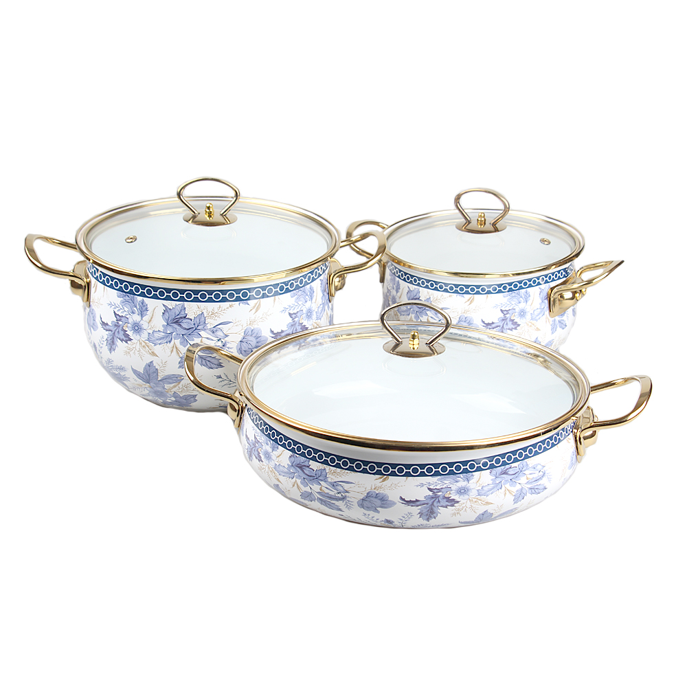 6-dílná sada smaltovaných hrnců ZL-8728 - náhled 1