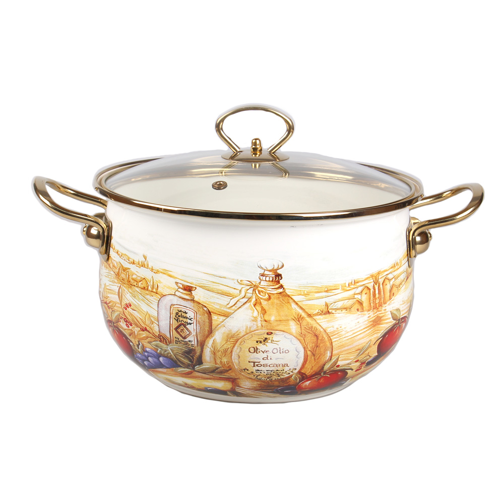 8-dílná sada smaltovaných hrnců zátiší - náhled 2