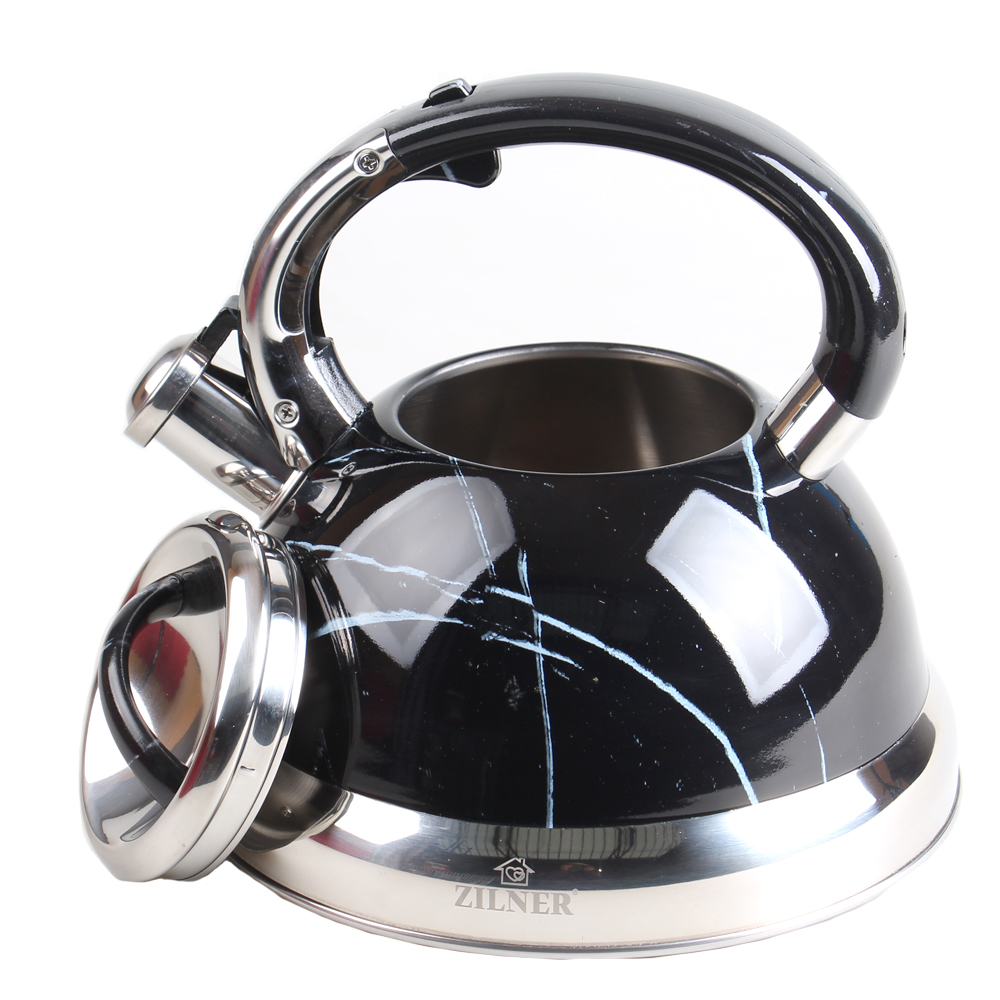 Kovová konvice 3l černý mramor - náhled 2