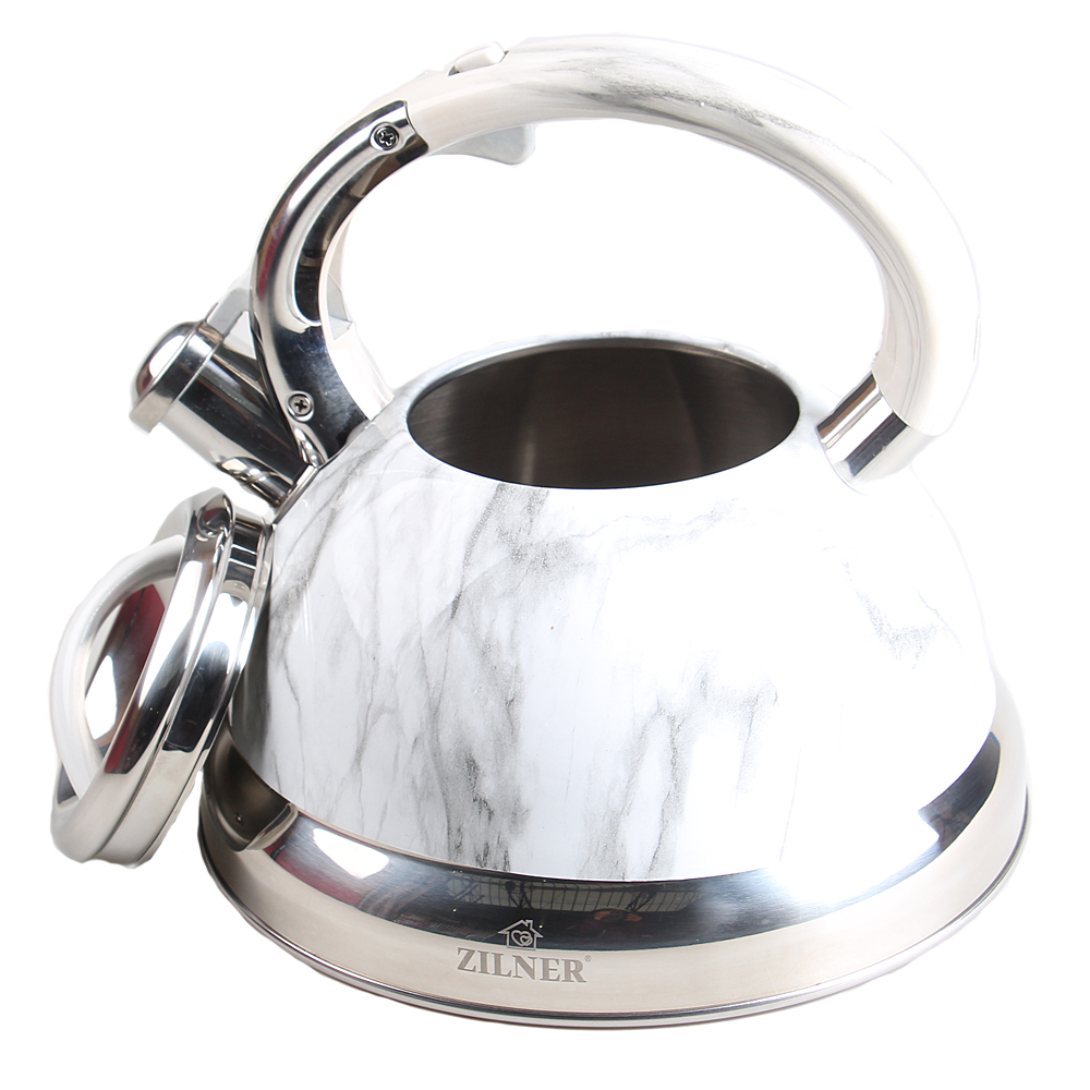 Kovová konvice 3l bílý mramor - náhled 2