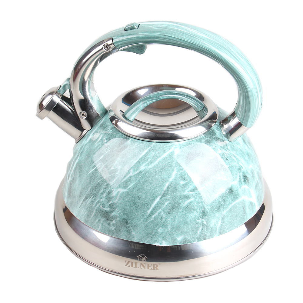 Kovová konvice 3l tyrkysový mramor - náhled 1