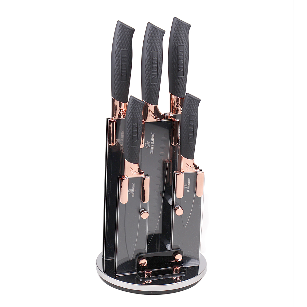 Sada nožů s rotačním stojanem ZL-5118 - náhled 2