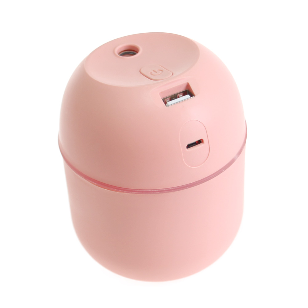 Mini zvlhčovač vzduchu růžový - náhled 3