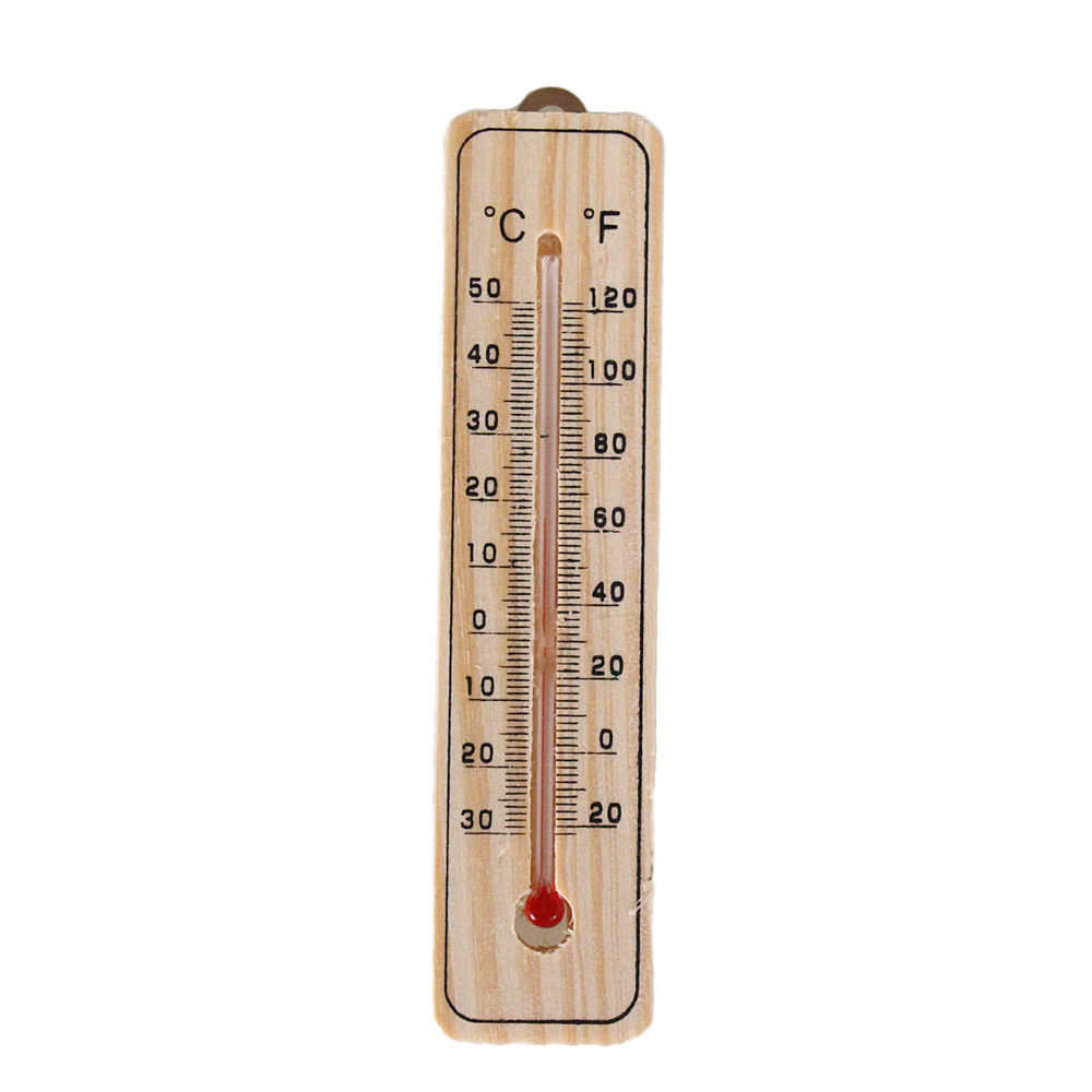 Venkovní teploměr dřevěný malý - náhled 1