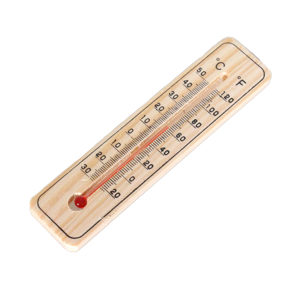 Venkovní teploměr dřevěný malý - náhled 3