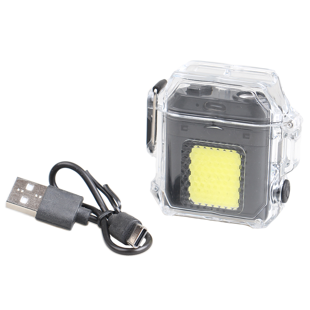 Elektrický spirálový zapalovač černý - náhled 1