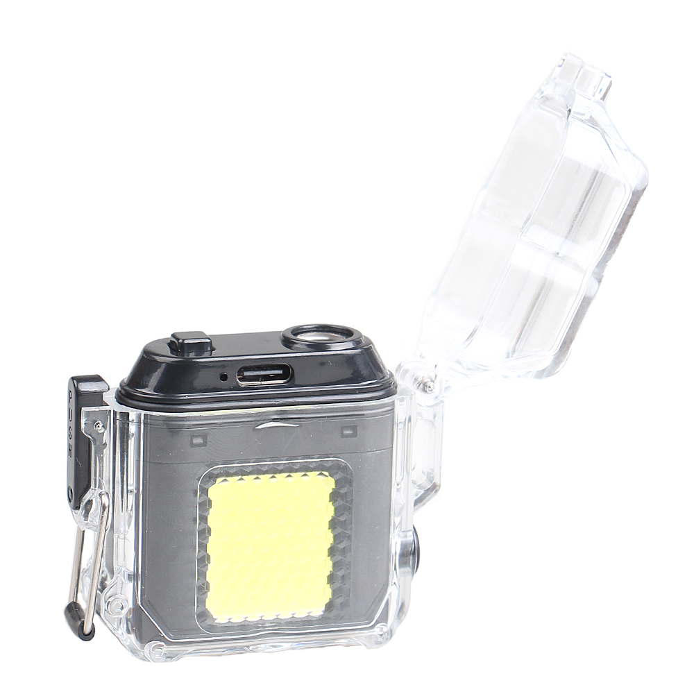 Elektrický spirálový zapalovač černý - náhled 2