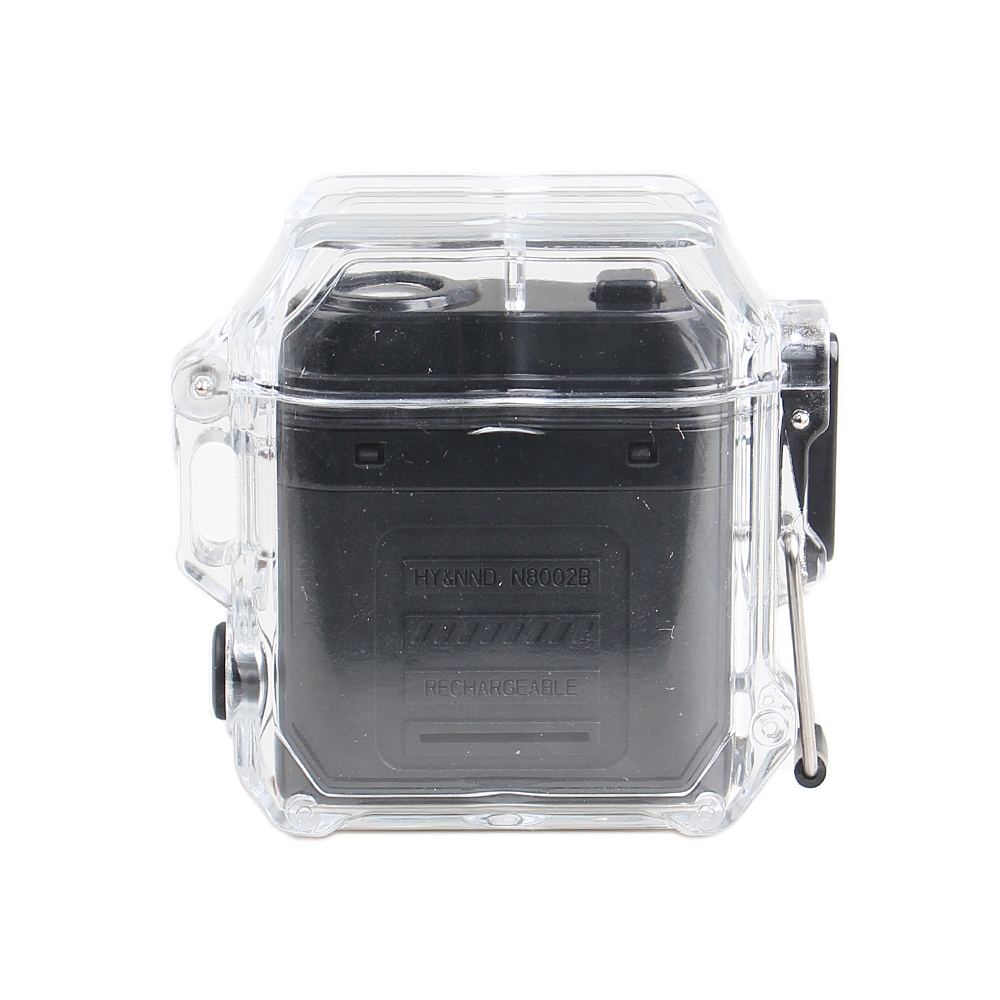 Elektrický spirálový zapalovač černý - náhled 3