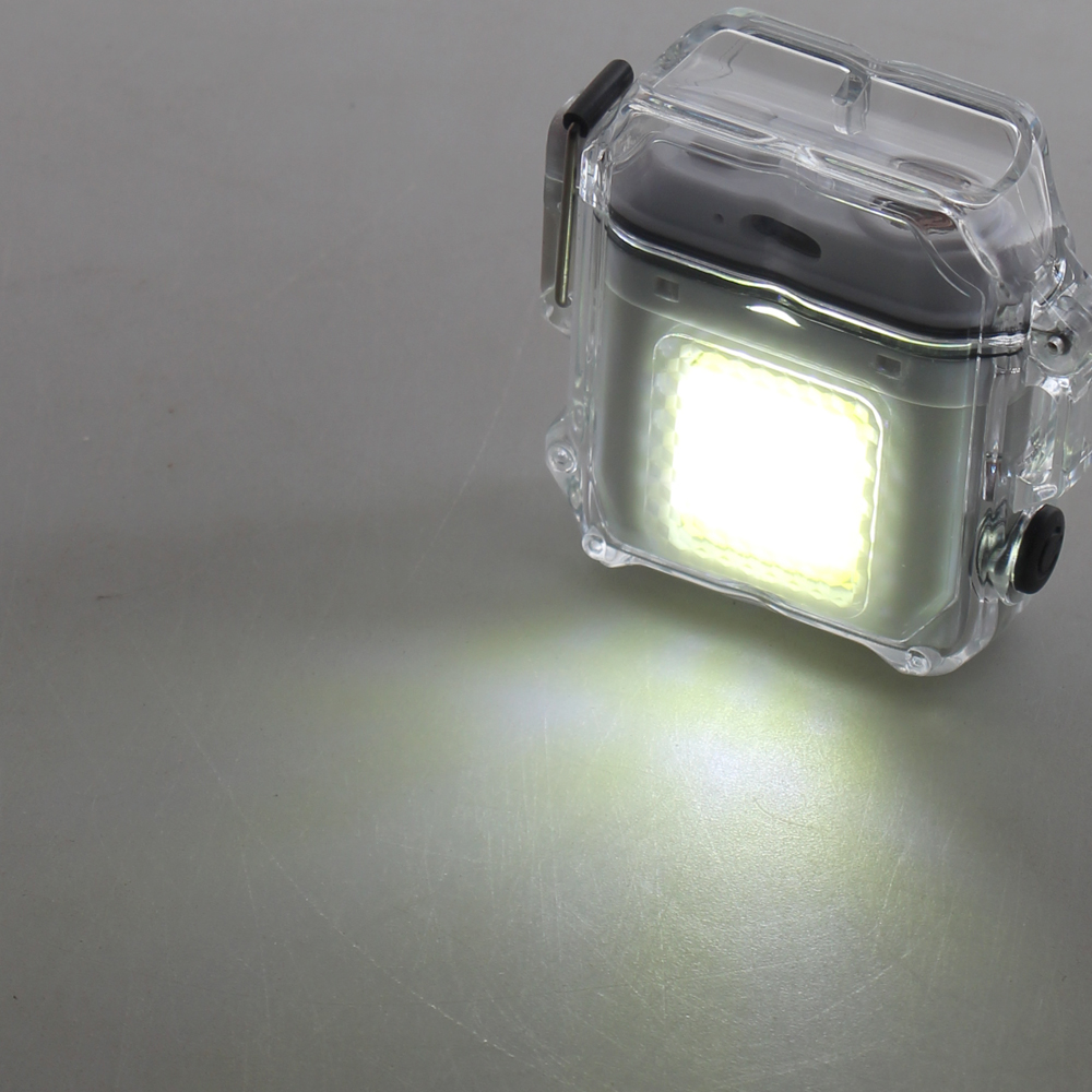 Elektrický spirálový zapalovač bílý - náhled 4