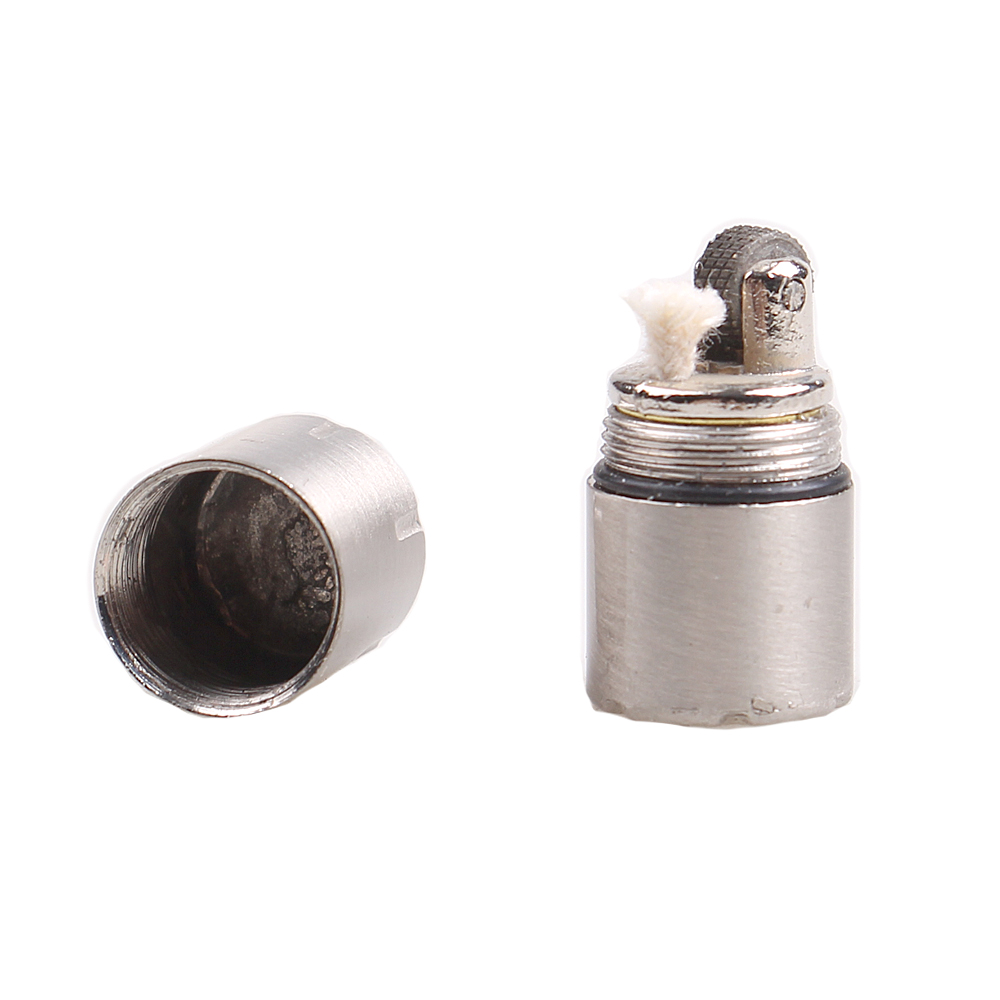 Mini benzínový zapalovač stříbrný - náhled 3