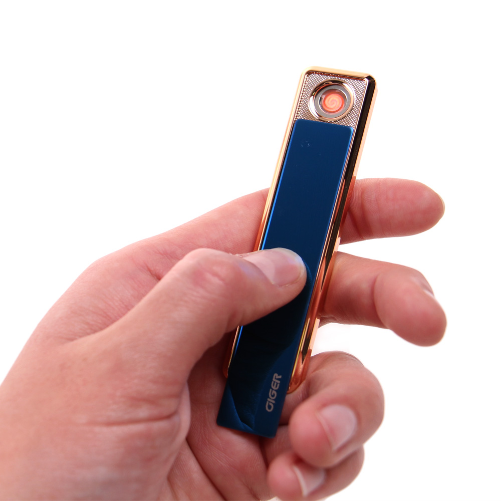 USB zapalovač modrý - náhled 2
