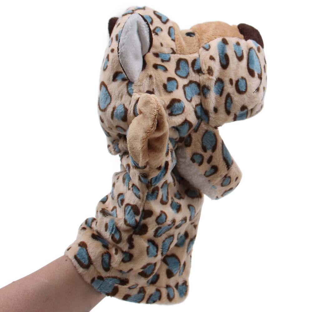 Plyšový maňásek na ruku leopard - náhled 1