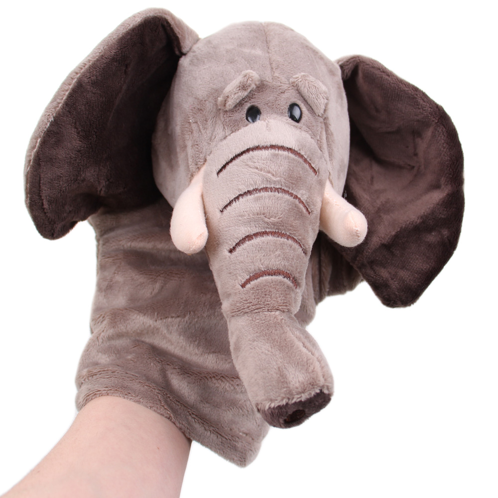 Plyšový maňásek na ruku slon - náhled 1