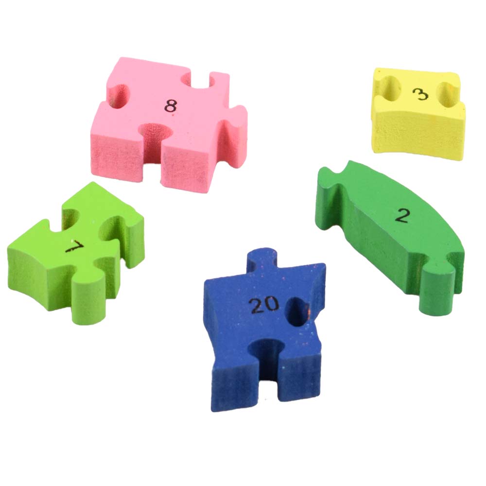 Vzdělávací dřevěné puzzle auto  - náhled 3