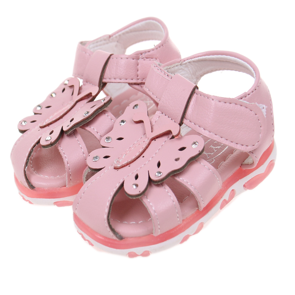 Dětské sandálky blikající růžové vel.21 - náhled 1