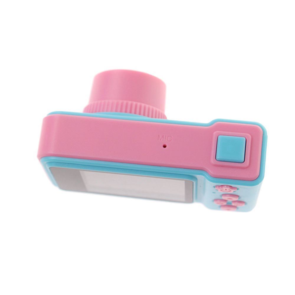 Dětský digitální mini fotoaparát s kamerou růžovo-modrý - náhled 5