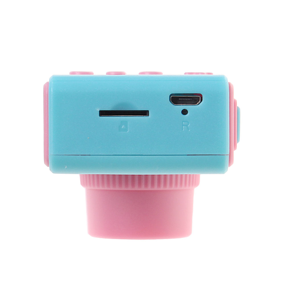 Dětský digitální mini fotoaparát s kamerou růžovo-modrý - náhled 6