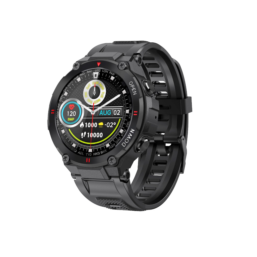 Chytré hodinky Smart Watch W22G černé - náhled 2