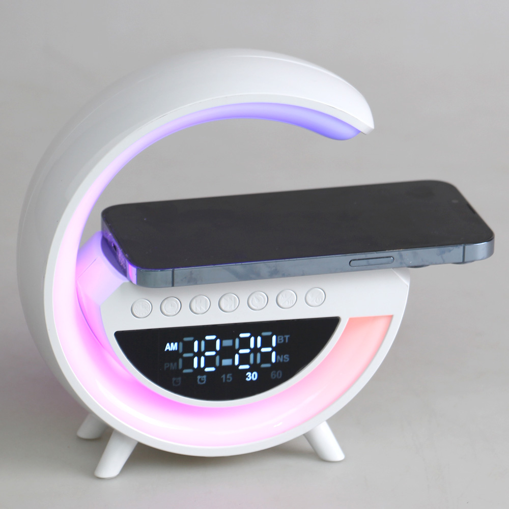 Chytrá bezdrátová nabíječka s reproduktorem - náhled 3