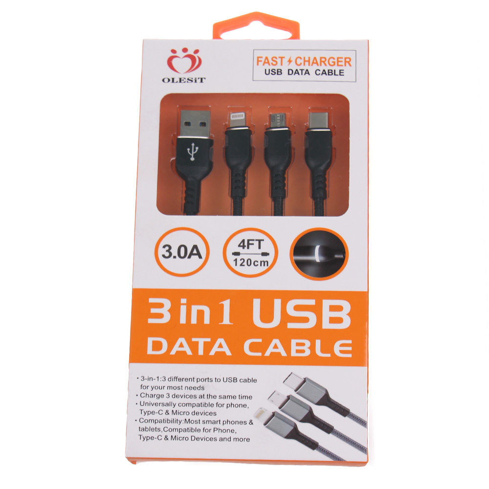 USB kabel 3 v 1 - náhled 1